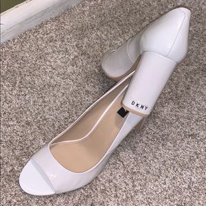 White DKNY Heels